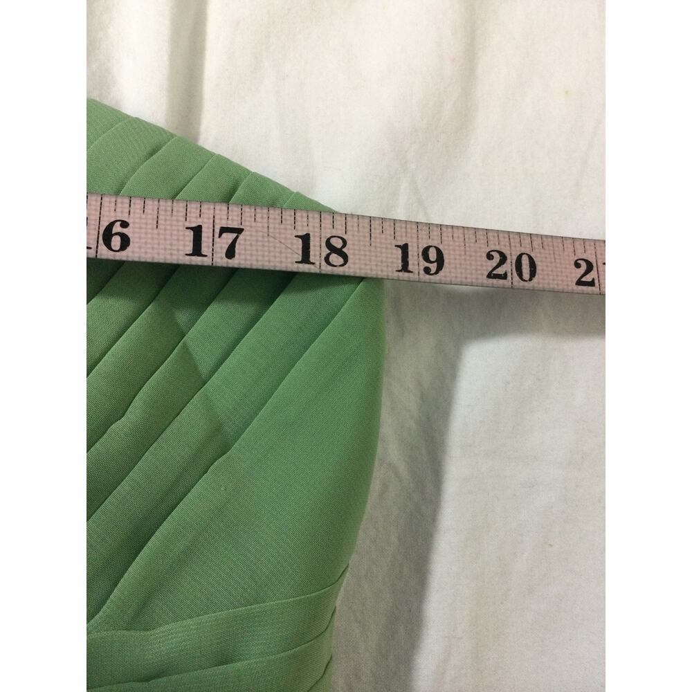 One-Shoulder Olive Green Maxi Dress - Picture 8 of 9